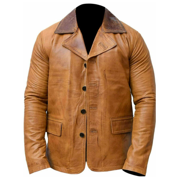 Cartaxis Arthur Stylish Tan Brown Jacket, Morgan Real Leather Coat, Genuine Classic Gaming Redemption Brown Wear