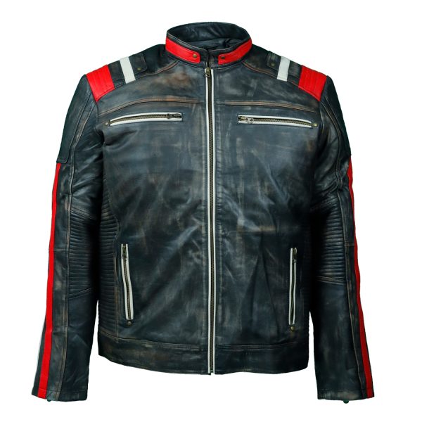 Cartaxis Cafe Racer Retro 3 Jacket - Classic Biker Adventure, Classic Distressed Vintage Appeal For Casual Or Party Wear