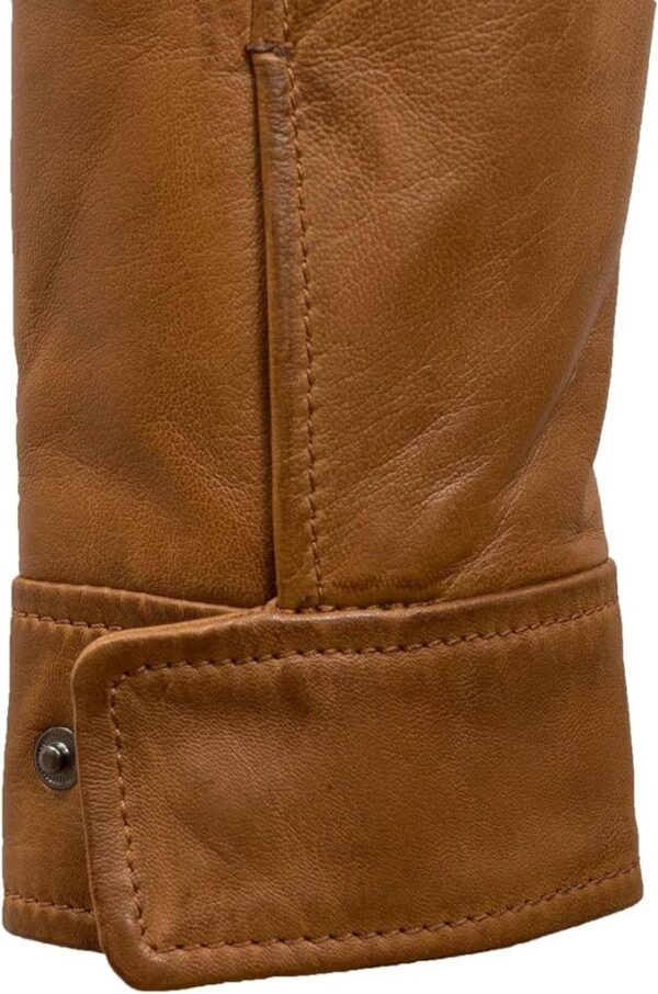 Cartaxis Upgrade Your Wardrobe with a Stylish Tawny Leather Jacket for Men - Image 7