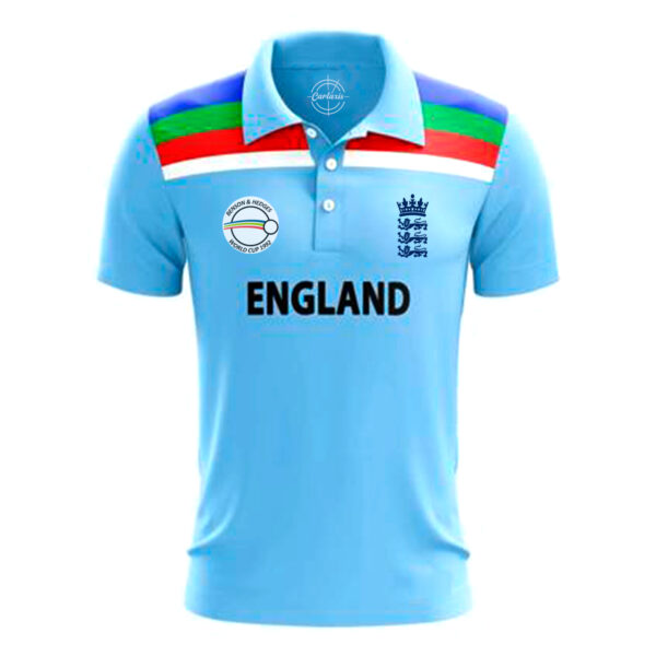 Cartaxis ICC T20 World Cup England Team Fan Jersey, Stretchable 100% Dryfit T-Shirt