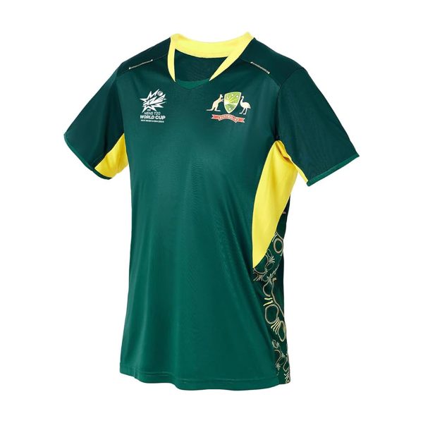 Cartaxis ICC T20 World Cup Australia Team Fan Jersey, Stretchable 100% Dryfit T-Shirt