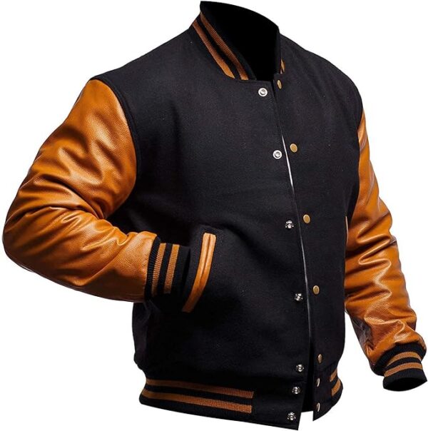 Cartaxis Varsity Baseball College Bomber High School Letterman Jacket for Men - Image 7