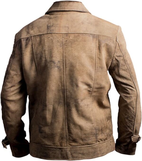 Cartaxis Revitalise Your Style: Men’s Brown Classic Leather Jacket – A Vintage Gem - Image 7