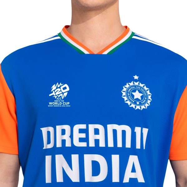 Cartaxis ICC Cricket Worldcup T20 2024 INDIA Stretchable 100% Dryfit T-Shirt - Image 5