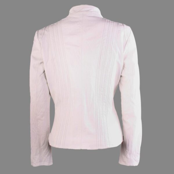 Stay Stylish and Confident with Premium White Leather Jackets - Image 3